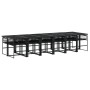 Set de comedor de jardín 13 pzas ratán sintético negro de , Conjuntos de jardín - Ref: Foro24-3295052, Precio: 908,98 €, Desc...