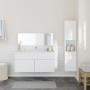 Juego de muebles de baño 3 pzas madera contrachapada blanco de , Muebles de baño - Ref: Foro24-3308526, Precio: 128,49 €, Des...