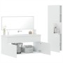Juego de muebles de baño 3 pzas madera contrachapada blanco de , Muebles de baño - Ref: Foro24-3308526, Precio: 128,49 €, Des...