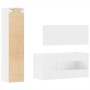 Juego de muebles de baño 3 pzas madera contrachapada blanco de , Muebles de baño - Ref: Foro24-3308526, Precio: 128,49 €, Des...