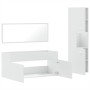 Juego de muebles de baño 3 pzas madera contrachapada blanco de , Muebles de baño - Ref: Foro24-3308526, Precio: 128,49 €, Des...