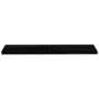 Estantes flotantes pared 4 uds MDF negro brillo 120x23,5x3,8 cm de vidaXL, Estantes y estanterías - Ref: Foro24-323780, Preci...