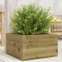 Jardinera de madera de pino impregnada 40x40x23 cm de , Maceteros y jardineras - Ref: Foro24-847182, Precio: 50,49 €, Descuen...