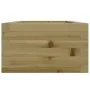 Jardinera de madera de pino impregnada 40x40x23 cm de , Maceteros y jardineras - Ref: Foro24-847182, Precio: 50,49 €, Descuen...