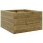 Jardinera de madera de pino impregnada 40x40x23 cm de , Maceteros y jardineras - Ref: Foro24-847182, Precio: 50,49 €, Descuen...