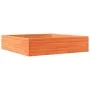 Jardinera de madera maciza de pino marrón cera 100x100x23 cm de , Maceteros y jardineras - Ref: Foro24-847210, Precio: 85,05 ...