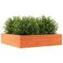 Jardinera de madera maciza de pino marrón cera 100x100x23 cm de , Maceteros y jardineras - Ref: Foro24-847210, Precio: 85,05 ...