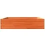 Jardinera de madera maciza de pino marrón cera 100x100x23 cm de , Maceteros y jardineras - Ref: Foro24-847210, Precio: 85,05 ...