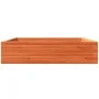Jardinera de madera maciza de pino marrón cera 100x100x23 cm de , Maceteros y jardineras - Ref: Foro24-847210, Precio: 85,05 ...
