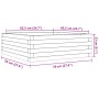 Jardinera madera maciza de abeto Douglas 70x70x23 cm de , Maceteros y jardineras - Ref: Foro24-847196, Precio: 61,99 €, Descu...