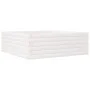 Jardinera de madera maciza de pino blanca 70x70x23 cm de , Maceteros y jardineras - Ref: Foro24-847194, Precio: 68,82 €, Desc...