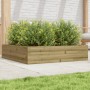 Jardinera madera de pino impregnada 100x100x23 cm de , Maceteros y jardineras - Ref: Foro24-847212, Precio: 105,45 €, Descuen...