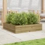 Jardinera madera de pino impregnada 100x100x23 cm de , Maceteros y jardineras - Ref: Foro24-847212, Precio: 104,10 €, Descuen...