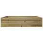 Jardinera madera de pino impregnada 100x100x23 cm de , Maceteros y jardineras - Ref: Foro24-847212, Precio: 104,10 €, Descuen...