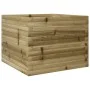 Jardinera de madera de pino impregnada 60x60x45,5 cm de , Maceteros y jardineras - Ref: Foro24-847252, Precio: 99,41 €, Descu...