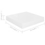 Estante flotante de pared blanco brillante MDF 23x23,5x3,8 cm de vidaXL, Estantes y estanterías - Ref: Foro24-323739, Precio:...