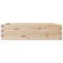 Jardinera de madera maciza de pino 90x60x23 cm de , Maceteros y jardineras - Ref: Foro24-847233, Precio: 62,40 €, Descuento: %