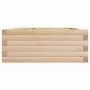 Jardinera de madera maciza de pino 90x60x23 cm de , Maceteros y jardineras - Ref: Foro24-847233, Precio: 62,40 €, Descuento: %