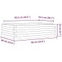 Jardinera de madera maciza de pino 90x60x23 cm de , Maceteros y jardineras - Ref: Foro24-847233, Precio: 62,40 €, Descuento: %