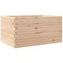 Jardinera de madera maciza de pino 90x60x45,5 cm de , Maceteros y jardineras - Ref: Foro24-847278, Precio: 103,49 €, Descuent...