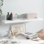 Estante flotante de pared blanco brillante MDF 90x23,5x3,8 cm de vidaXL, Estantes y estanterías - Ref: Foro24-323754, Precio:...