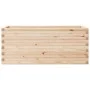Jardinera de madera maciza de pino 110x40x45,5 cm de , Maceteros y jardineras - Ref: Foro24-847273, Precio: 115,28 €, Descuen...