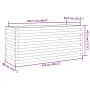 Jardinera de madera maciza de pino 110x40x45,5 cm de , Maceteros y jardineras - Ref: Foro24-847273, Precio: 115,28 €, Descuen...