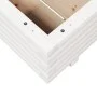 Jardinera de madera maciza de pino blanco 60x60x26,5 cm de , Maceteros y jardineras - Ref: Foro24-847299, Precio: 74,37 €, De...