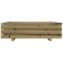 Jardinera de madera de pino impregnada 90x90x26,5 cm de , Maceteros y jardineras - Ref: Foro24-847317, Precio: 103,01 €, Desc...