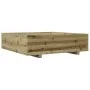 Jardinera de madera de pino impregnada 90x90x26,5 cm de , Maceteros y jardineras - Ref: Foro24-847317, Precio: 103,01 €, Desc...