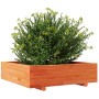 Jardinera de madera maciza de pino marrón cera 90x90x26,5 cm de , Maceteros y jardineras - Ref: Foro24-847315, Precio: 115,26...