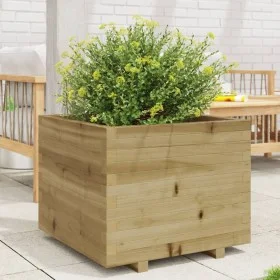 Jardinera madera de pino impregnada 60x60x49,5 cm by , Pots and planters - Ref: Foro24-847362, Price: 113,78 €, Discount: %