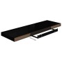 Estantes flotantes pared 4 uds negro brillo MDF 80x23,5x3,8 cm de vidaXL, Estantes y estanterías - Ref: Foro24-323774, Precio...