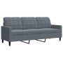 Sofá de 3 plazas terciopelo gris oscuro 180 cm de , Sofás - Ref: Foro24-4007635, Precio: 255,90 €, Descuento: %