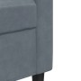 Sofá de 3 plazas terciopelo gris oscuro 180 cm de , Sofás - Ref: Foro24-4007635, Precio: 255,90 €, Descuento: %
