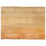 Tablero de mesa borde natural madera maciza mango 80x60x2,5 cm de , Tableros para mesas - Ref: Foro24-370716, Precio: 57,34 €...