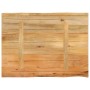 Tablero de mesa borde natural madera maciza mango 80x60x2,5 cm de , Tableros para mesas - Ref: Foro24-370716, Precio: 57,34 €...