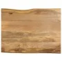 Tablero de mesa borde natural madera maciza mango 90x80x2,5 cm by , Table tops - Ref: Foro24-370723, Price: 90,77 €, Discount: %
