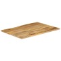 Tablero de mesa borde natural madera maciza mango 90x80x2,5 cm de , Tableros para mesas - Ref: Foro24-370723, Precio: 92,24 €...