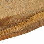 Tablero de mesa borde natural madera maciza mango 90x80x2,5 cm de , Tableros para mesas - Ref: Foro24-370723, Precio: 92,24 €...
