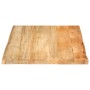 Tablero de mesa borde natural madera maciza mango 80x60x3,8 cm de , Tableros para mesas - Ref: Foro24-370740, Precio: 80,19 €...