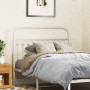 Cabecero de metal blanco 107 cm de , Cabeceros y pies de cama - Ref: Foro24-376679, Precio: 41,21 €, Descuento: %
