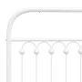Weißes Metallkopfteil 107 cm von , Kopf- und Fußteile - Ref: Foro24-376679, Preis: 40,61 €, Rabatt: %