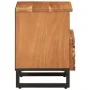 Mesita de noche de madera maciza de acacia 40x34x46 cm de , Mesitas de noche - Ref: Foro24-377468, Precio: 44,95 €, Descuento: %