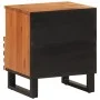 Mesita de noche de madera maciza de acacia 40x34x46 cm de , Mesitas de noche - Ref: Foro24-377468, Precio: 44,95 €, Descuento: %