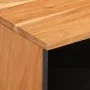 Mesita de noche de madera maciza de acacia 40x34x46 cm de , Mesitas de noche - Ref: Foro24-377468, Precio: 44,95 €, Descuento: %