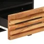 Mesita de noche de madera maciza de acacia 40x34x46 cm de , Mesitas de noche - Ref: Foro24-377468, Precio: 44,95 €, Descuento: %