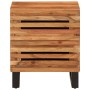 Mesita de noche de madera maciza de acacia 40x34x46 cm de , Mesitas de noche - Ref: Foro24-377428, Precio: 70,49 €, Descuento: %