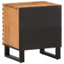 Mesita de noche de madera maciza de acacia 40x34x46 cm de , Mesitas de noche - Ref: Foro24-377428, Precio: 70,49 €, Descuento: %