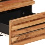 Mesita de noche de madera maciza de acacia 40x34x46 cm de , Mesitas de noche - Ref: Foro24-377428, Precio: 70,49 €, Descuento: %